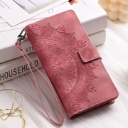 Denuo Magnetic Leather Wallet iPhone Case With Straps