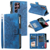 Educo Magnetic Leather Wallet Case With Straps For Galaxy S Series