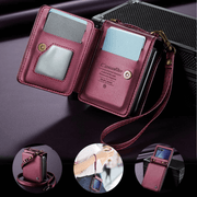 Pollen RFID Blocking Wallet Leather Case For Galaxy Z Flip 7 - Astra Cases