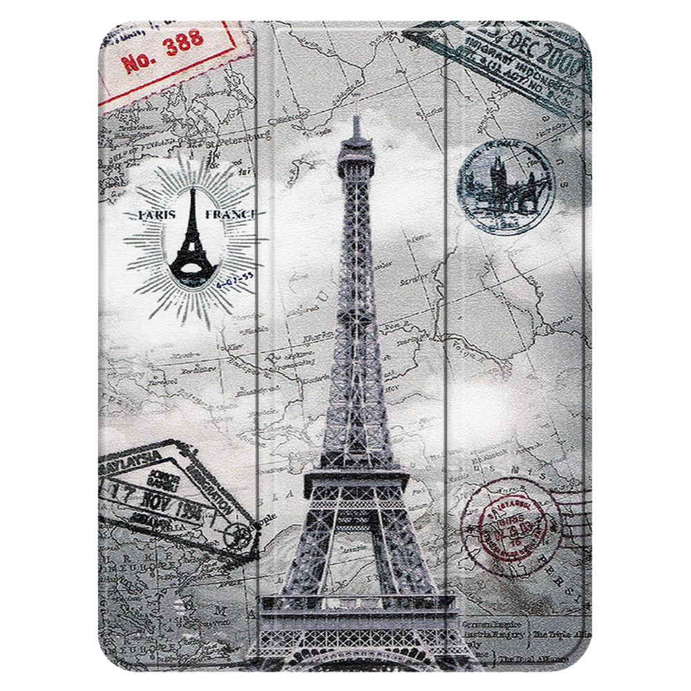 Lumen Tri-Fold Shockproof Leather iPad Case With Pencil Holder
