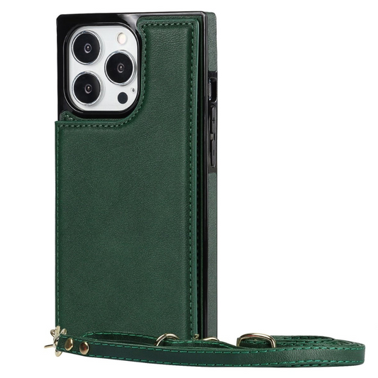 Nimbus Crossbody Leather iPhone Case