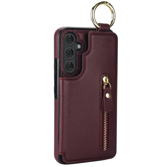 Degero Magnetic Wallet Leather Case For Galaxy A Series