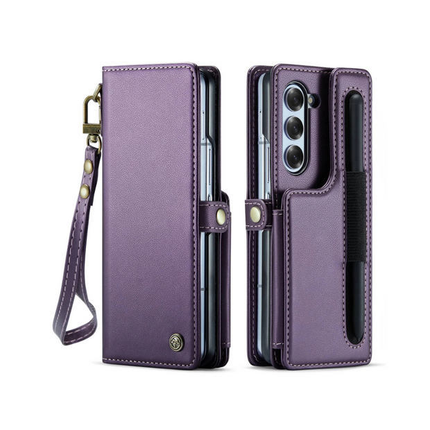 Palma RFID Blocking Wallet Case For Galaxy Z Fold 6 With Pen Holder Slot