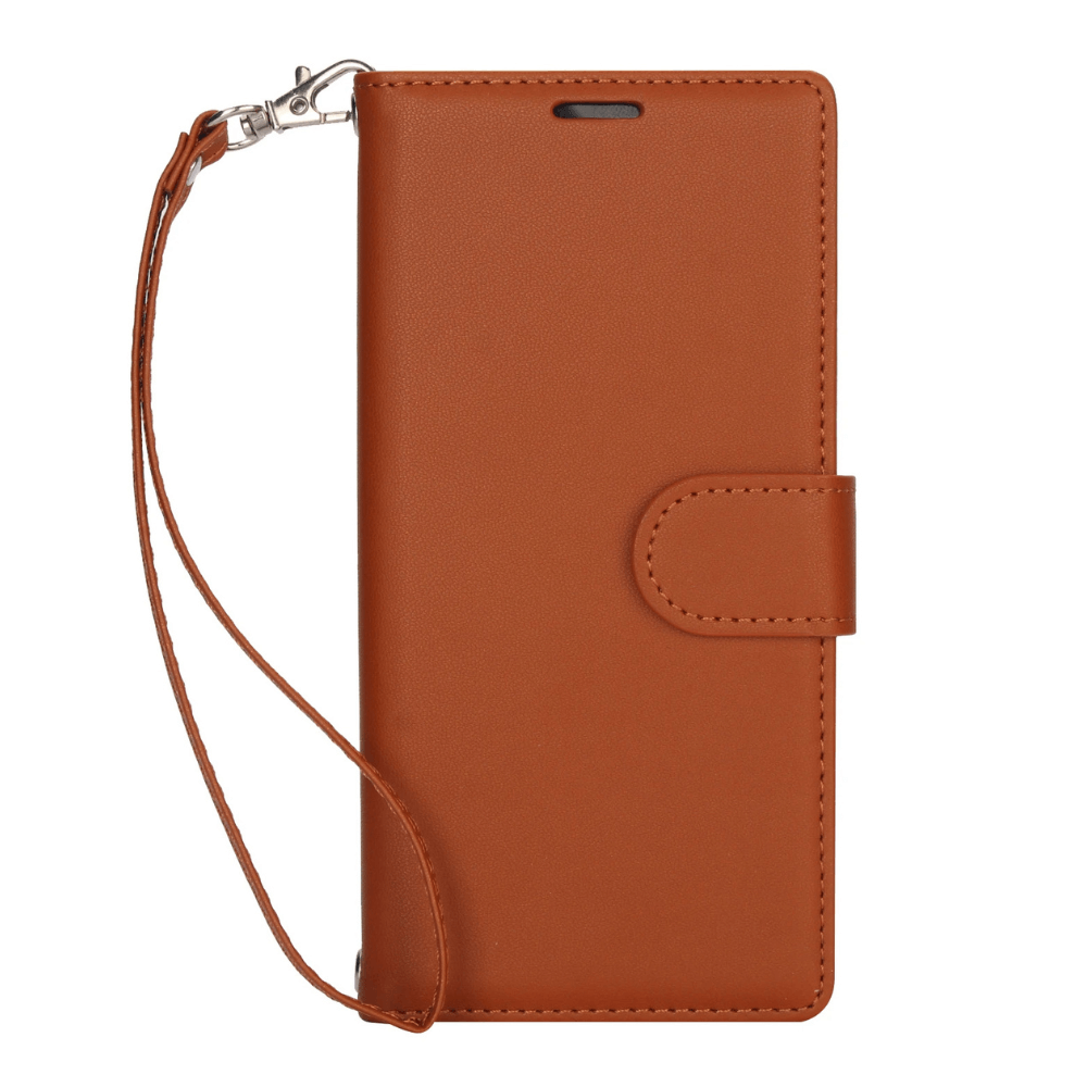 Saeta Shockproof Leather Flip Wallet iPhone Case - Astra Cases