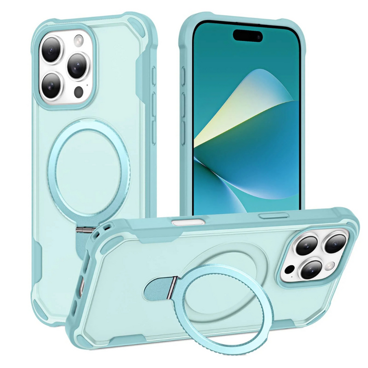 Fruor Slim Shockproof MagSafe iPhone Case With Ring Holder