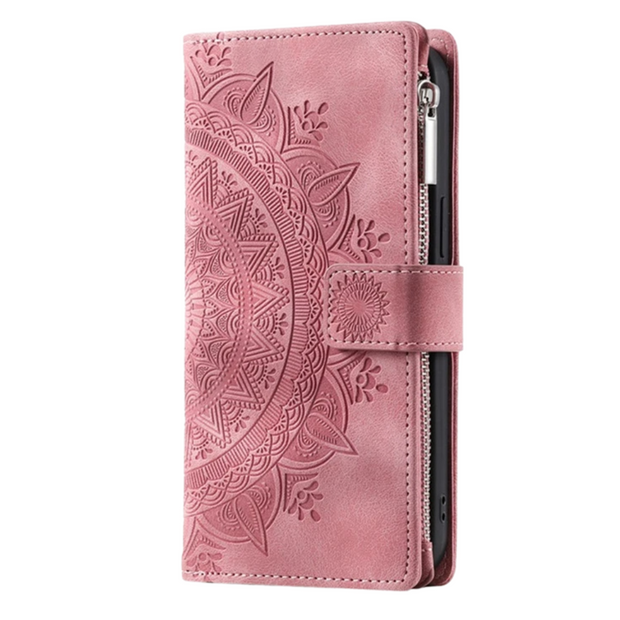 Denuo Magnetic Leather Wallet iPhone Case With Straps