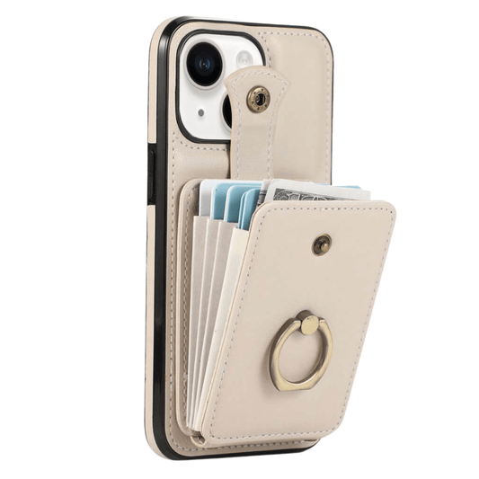 Sanus RFID Blocking Leather Wallet Case for iPhone Series SE-14