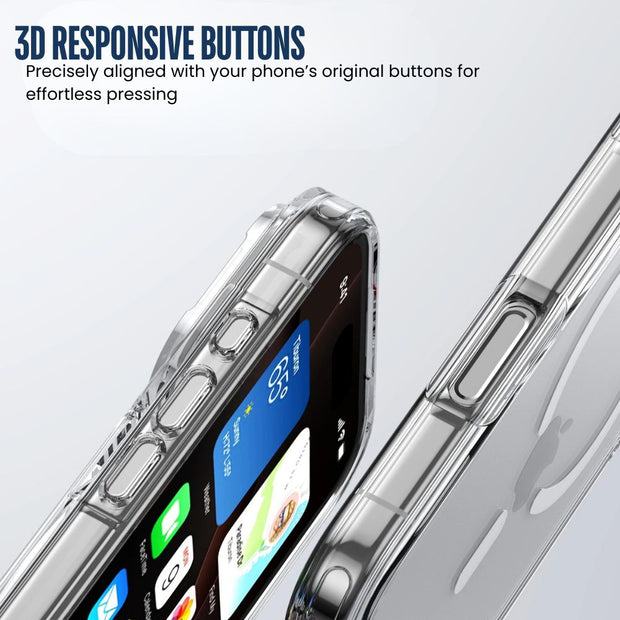 Cavus Clear Shockproof MagSafe iPhone Case - Astra Cases