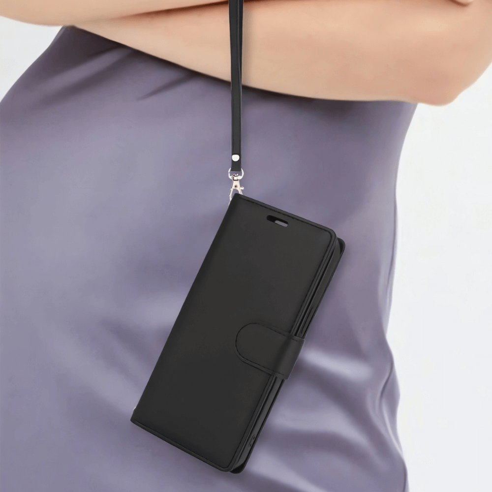 Saeta Shockproof Leather Flip Wallet iPhone Case - Astra Cases