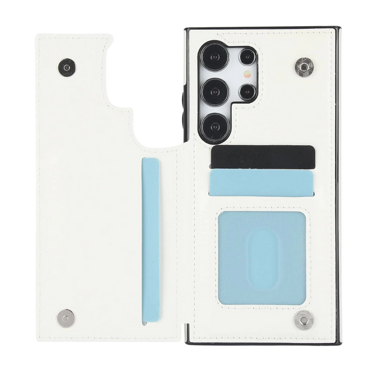 Cedo Leather Flip Wallet Galaxy Case