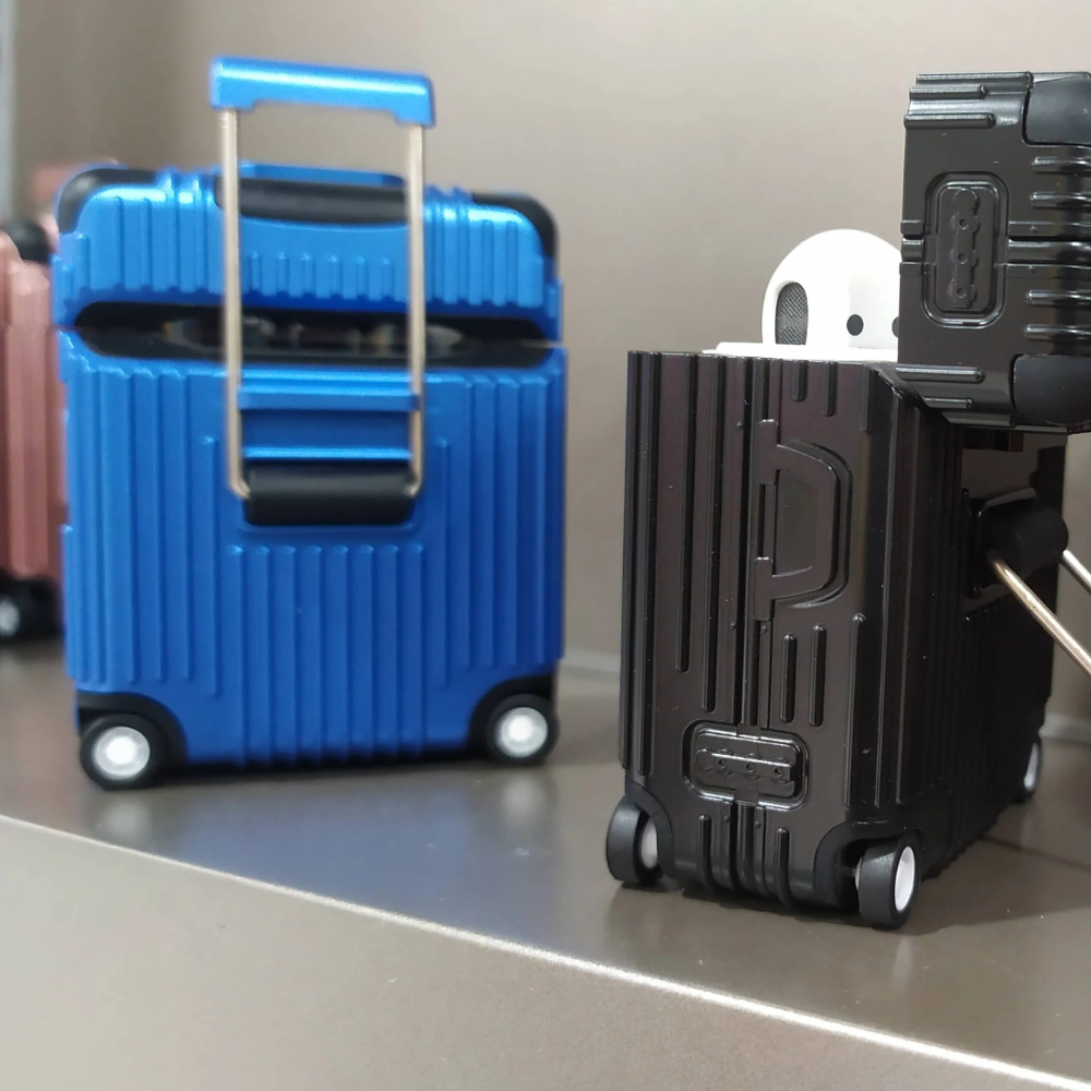 Eluo Luggage Style Shockproof AirPods Case