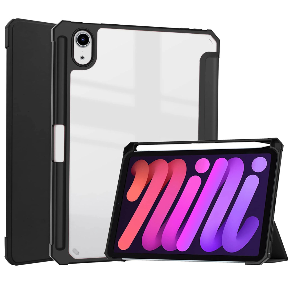 Hodie Tri-Fold Acrylic iPad Case With Pencil Holder