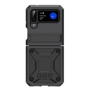 Galea Silicone Case for Samsung Galaxy Z Flip with Shockproof Thin Metal Bumper