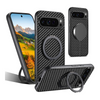 Fugio Carbon Fiber Shockproof Case With Kickstand For Google Pixel