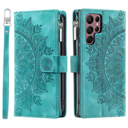 Deus Magnetic Leather Wallet Galaxy Case With Straps