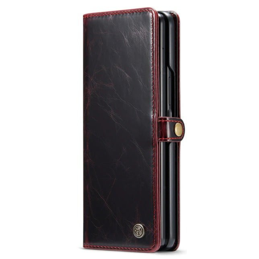 Divina Magnetic Leather Wallet Case for Galaxy Z Fold 3