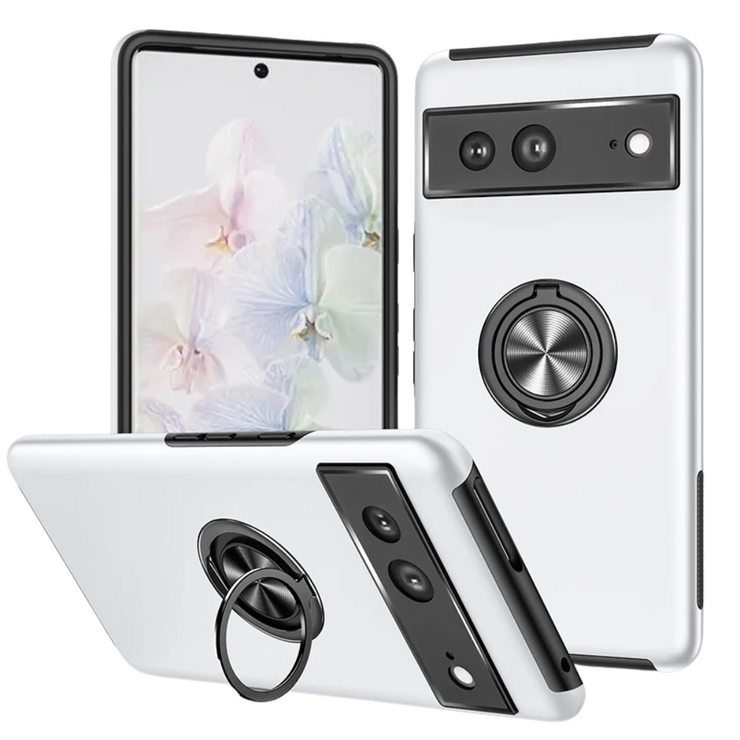 Pateo Shockproof Case For Google Pixel With Ring Holder - Astra Cases