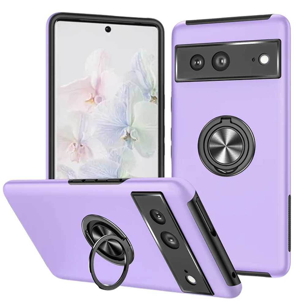 Pateo Shockproof Case For Google Pixel With Ring Holder - Astra Cases