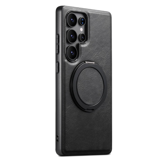 Caries Leather Galaxy Case With Built-in Kickstand