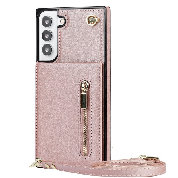 Mitis Crossbody Galaxy Leather Case With Stand