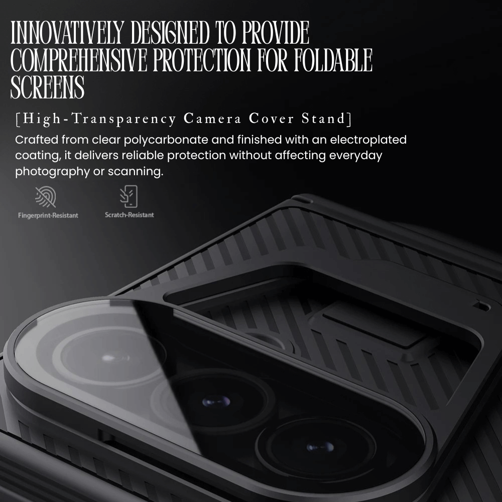 Parvus Shockproof Matte Case For Galaxy Z Fold 7 With S-Pen Holder - Astra Cases