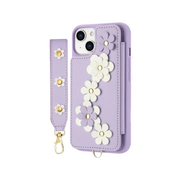 Venia Floral Design Detachable Wallet iPhone Case