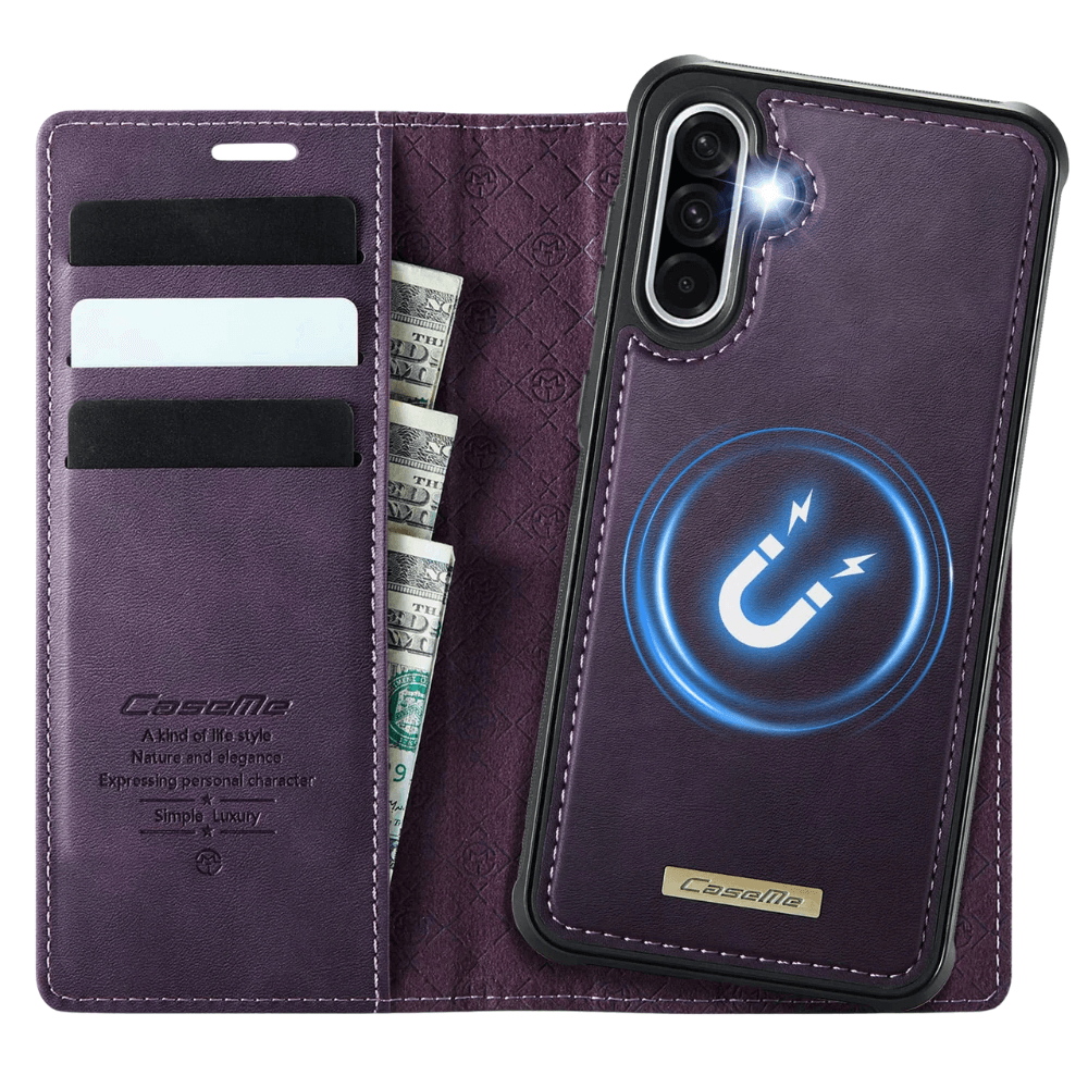 Quin Leather Flip Wallet Galaxy Case - Astra Cases