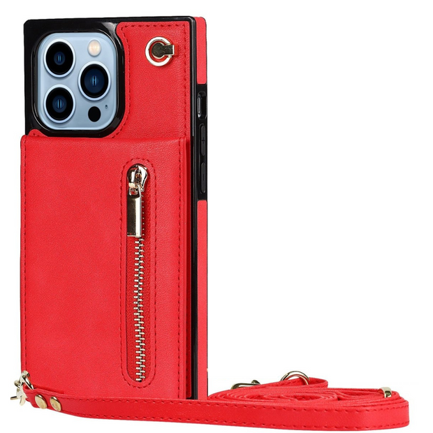 Nitida Crossbody Leather Case With Stand