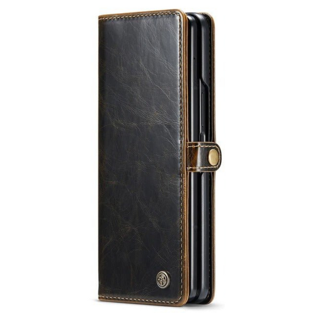 Divina Magnetic Leather Wallet Case for Galaxy Z Fold 3
