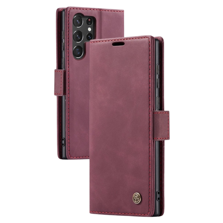 Dira Retro Leather Wallet Galaxy Case