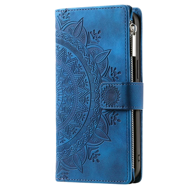Denuo Magnetic Leather Wallet iPhone Case With Straps