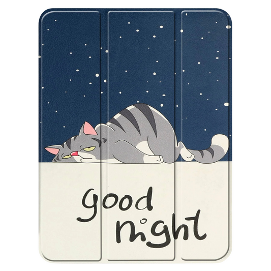 Lumen Tri-Fold Shockproof Leather iPad Case With Pencil Holder