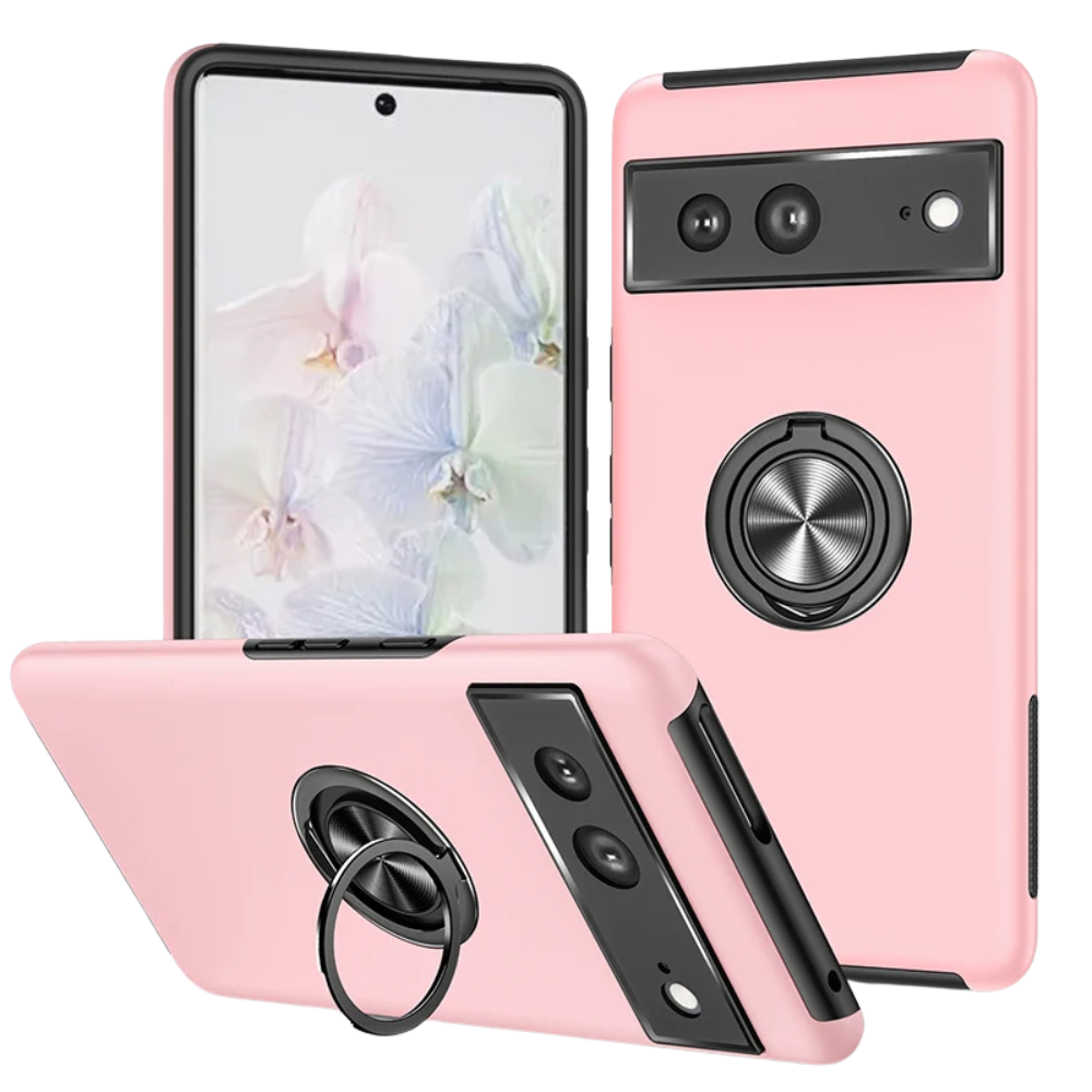 Pateo Shockproof Case For Google Pixel With Ring Holder - Astra Cases