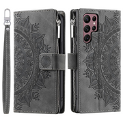 Deus Magnetic Leather Wallet Galaxy Case With Straps