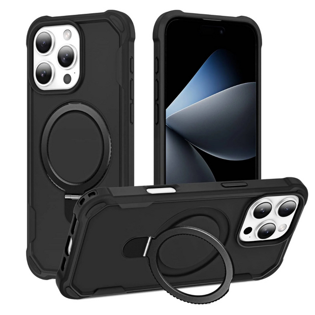 Fruor Slim Shockproof MagSafe iPhone Case With Ring Holder