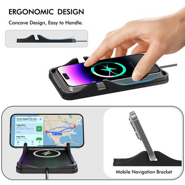 Careo Wireless Charger Car Charging Pad