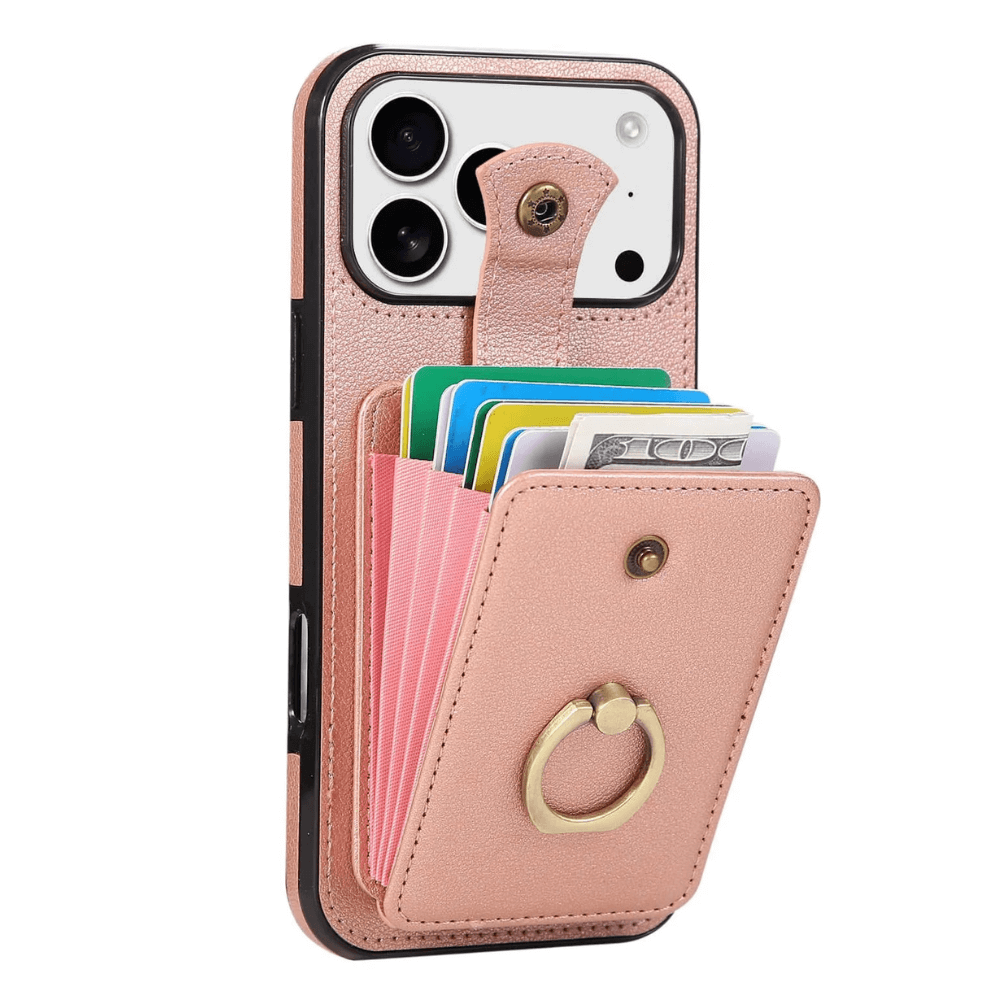 Sanus RFID Blocking Leather Wallet iPhone Case - Astra Cases