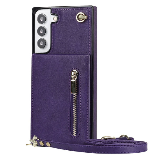 Mel Crossbody Galaxy Leather Case With Stand