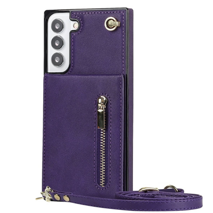 Mitis Crossbody Galaxy Leather Case With Stand