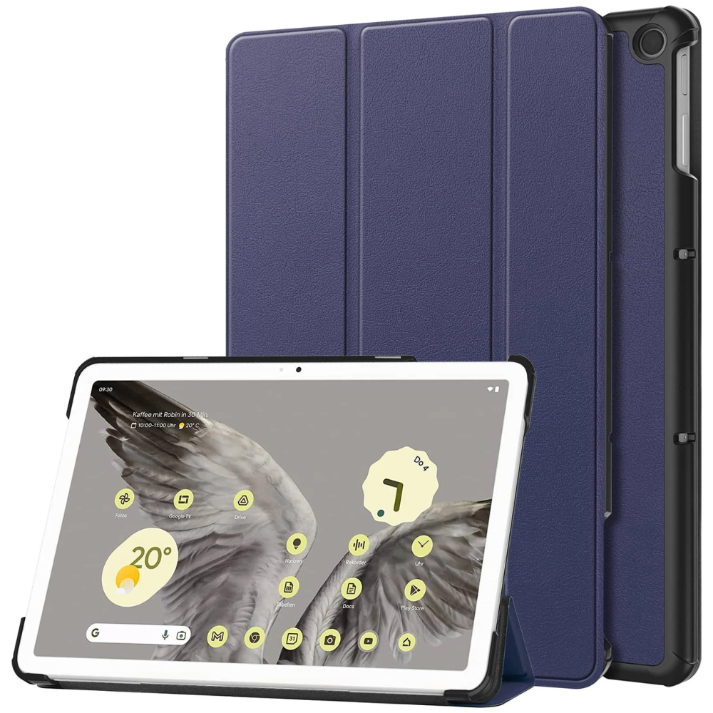 Fama Tri-Fold Leather Case For Google Pixel Tablet