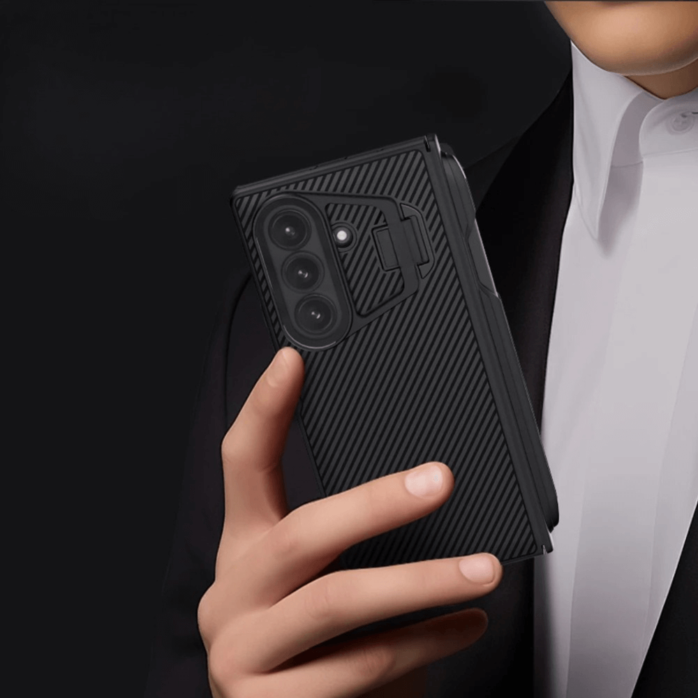 Parvus Shockproof Matte Case For Galaxy Z Fold 7 With S-Pen Holder - Astra Cases