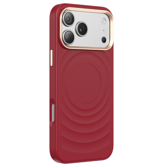 Linea Wave Shockproof iPhone Case With Metal Buttons