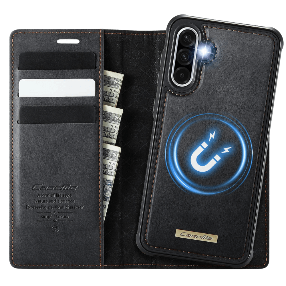 Quin Leather Flip Wallet Galaxy Case - Astra Cases