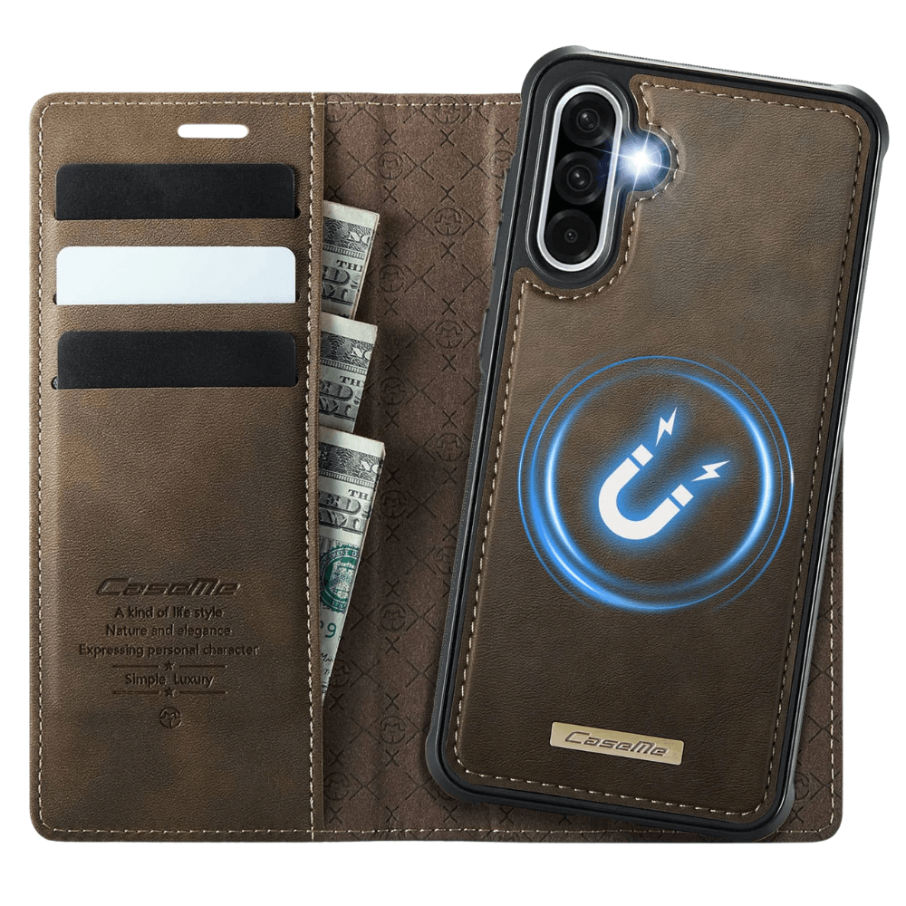 Quin Leather Flip Wallet Galaxy Case - Astra Cases