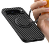 Fugio Carbon Fiber Shockproof Case With Kickstand For Google Pixel