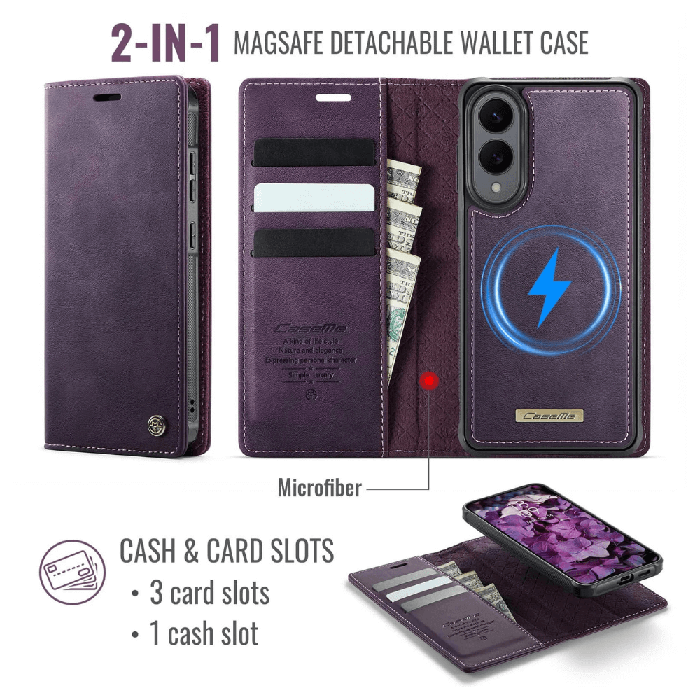 Quovis Leather Flip MagSafe Wallet Galaxy Case - Astra Cases