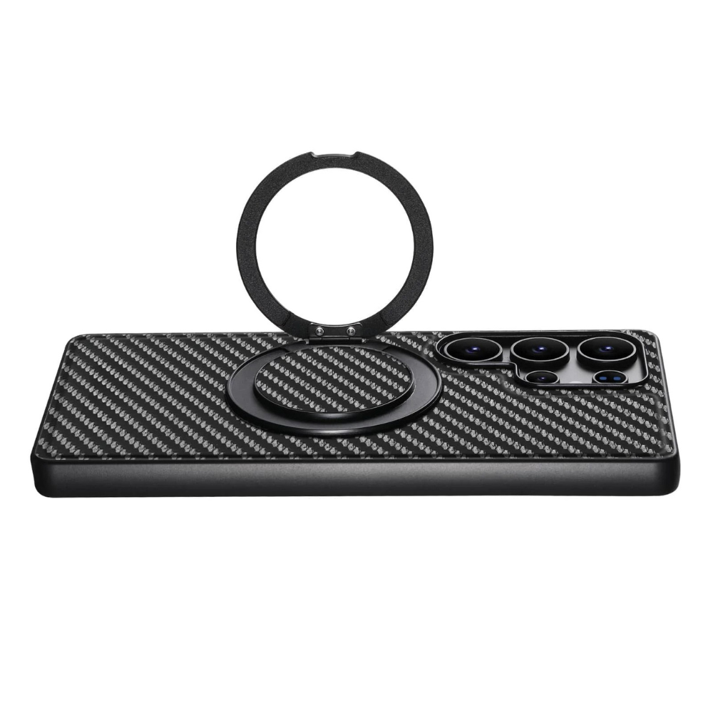 Frux Carbon Fiber Shockproof Galaxy Case With Kickstand