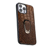 Adepto Leather iPhone Case With Ring - Astra Cases