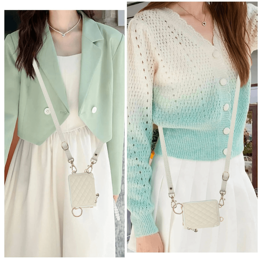 Taceo Crossbody Leather Wallet Case for Galaxy Z Flip - Astra Cases