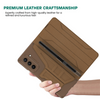 Cedere Shell Membrane Integrated Leather Case for Galaxy Z Fold 5